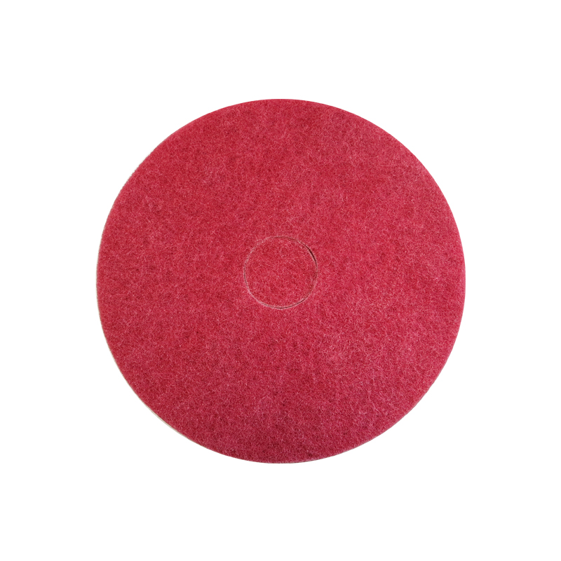17 inch red floor cleaning pads buffing pads